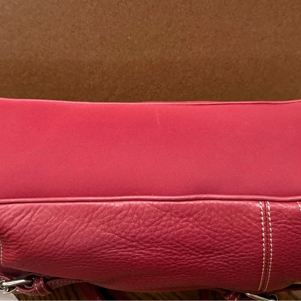 Franco Sarto Red Leather Shoulder Bag NWT - Picture 5 of 7